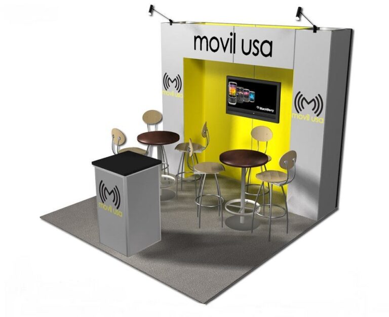 Movil USA – 10×10 Trade Show Booth