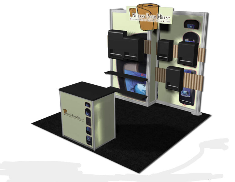 Nittany Paper Mills – 10×10 Trade Show Booth