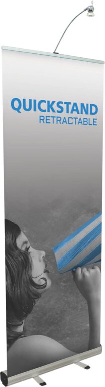 Quickstand Retractable Banner Stand Base – Black