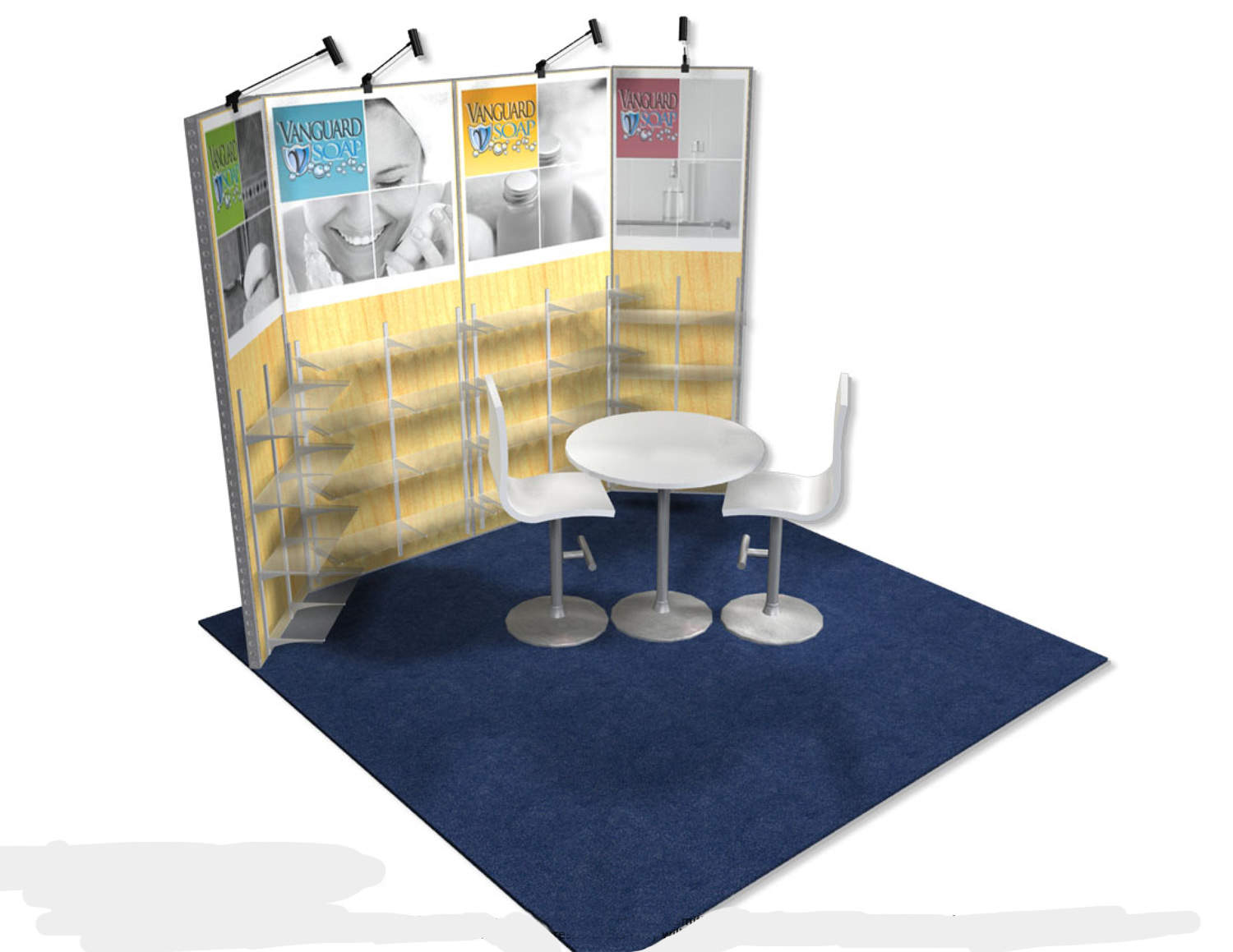 Vanguard Soap – 10×10 Trade Show Booth