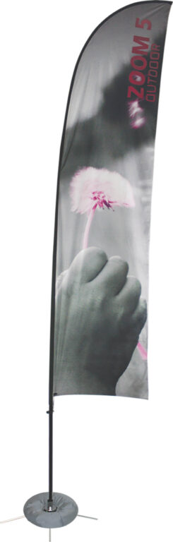 Zoom 5 Flag Straight Double Sided Graphic