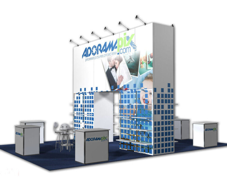 Adoramapix – 20×30 Trade Show Booth
