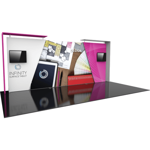 Formulate Designer Series 20ft Fabric Backwall Kit 07