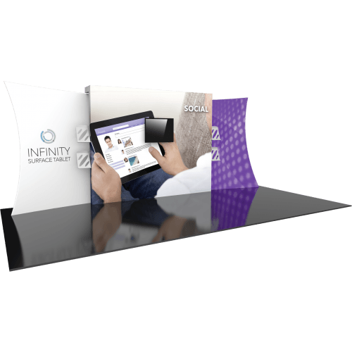 Formulate Designer Series 20ft Fabric Backwall Kit 11 Graphic