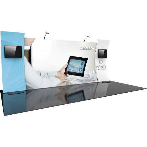 Formulate Designer Series 20ft Fabric Backwall Kit 12 Graphic