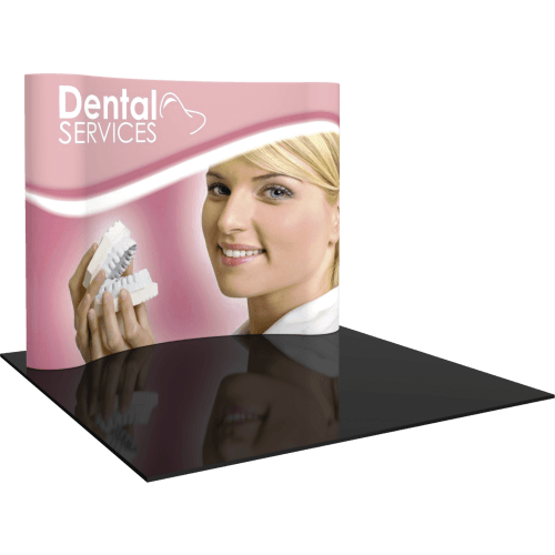 Formulate Essential 10ft Horizontal Curve Fabric Backwall