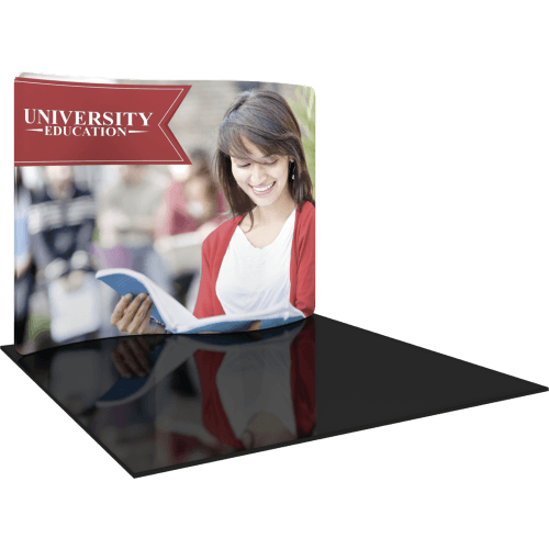 Formulate Essential 10ft Serpentine Curve Fabric Backwall