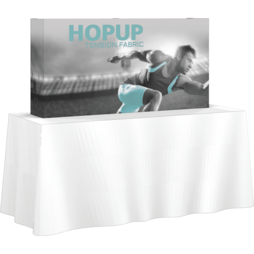 Hopup 5ft Straight Tabletop Tension Fabric Display