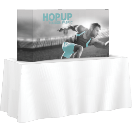 Hopup 5.5ft Curved Tabletop Tension Fabric Display
