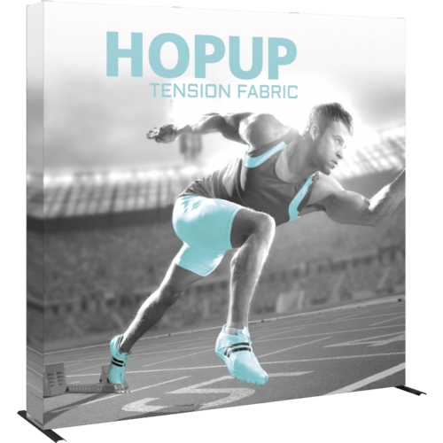 Hopup 8ft Straight Full Height Tension Fabric Display