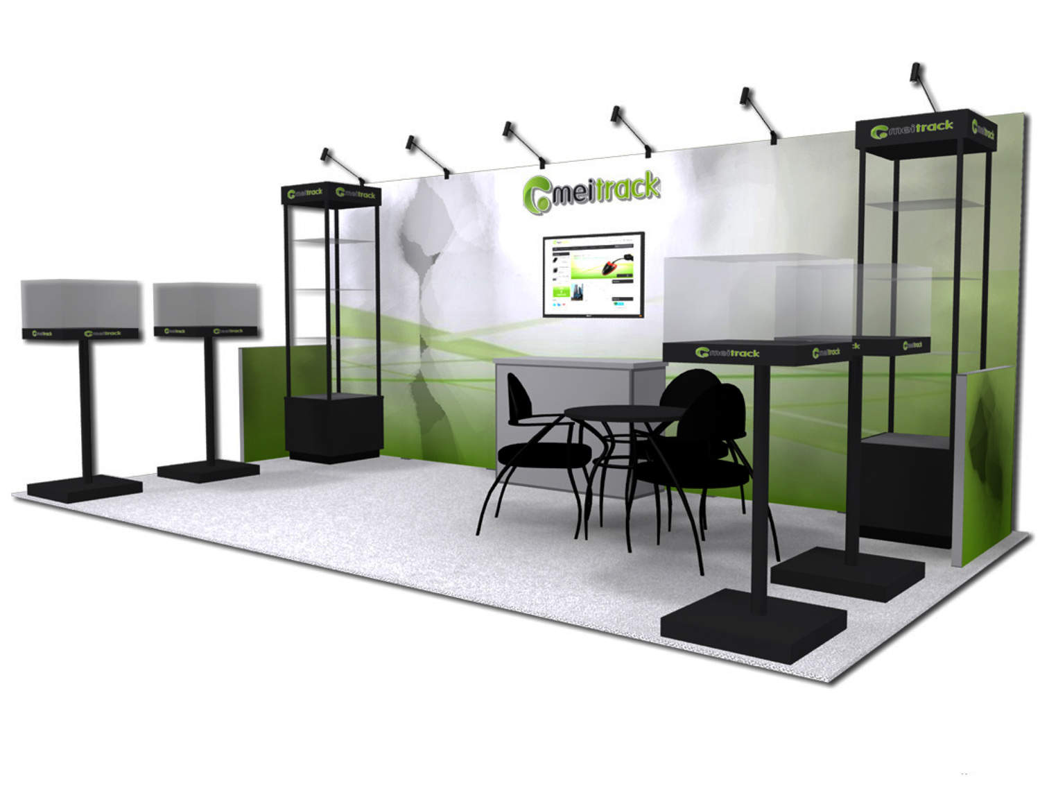 Meitrack – 10×20 Trade Show Booth