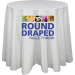 Round Table Throw Graphic – 48″W x 30″H Draped