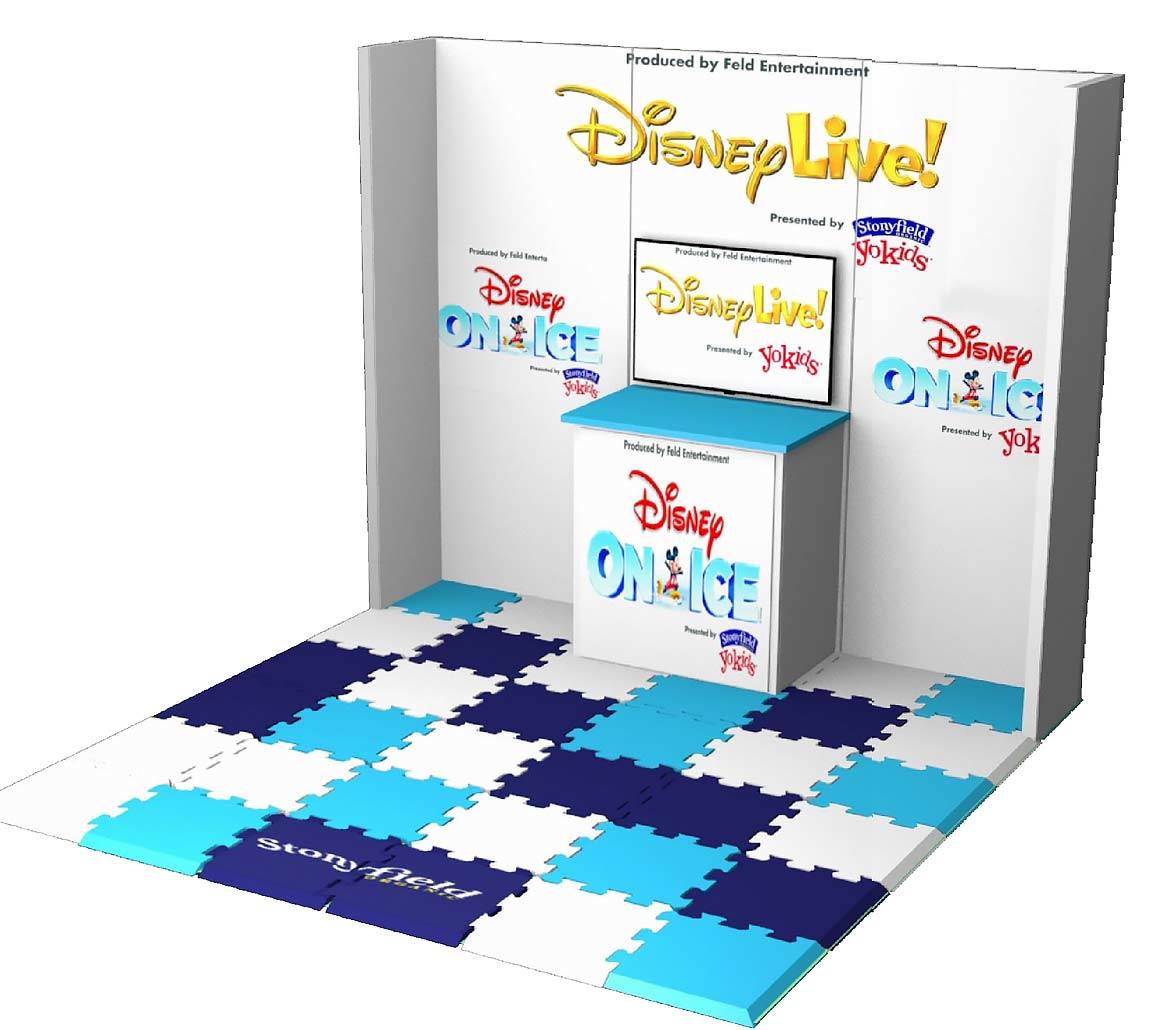 Disney Live – 10×10 Trade Show Booth