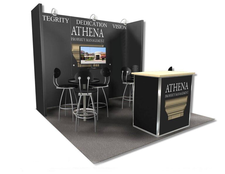 Athena Property Management – 10×10 Trade Show Booth