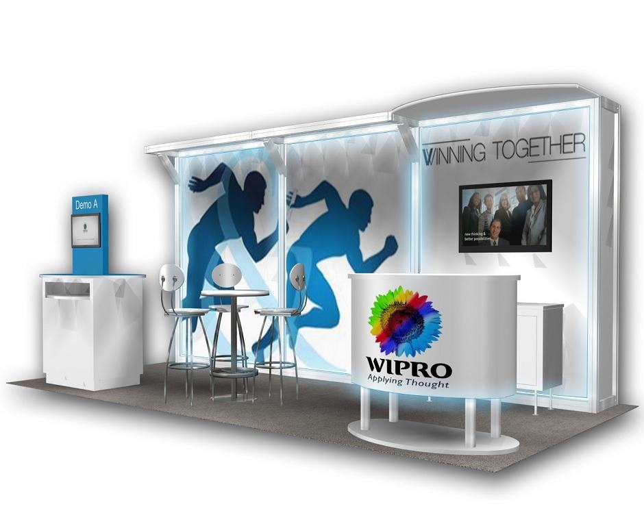 WiPro – 10×20 Trade Show Booth
