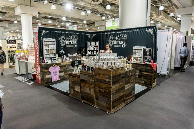 Spinster Sisters Trade Show Booth