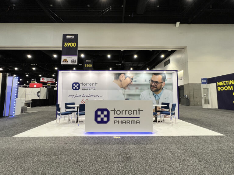 Torrent Pharma – 10×20 Trade Show Booth